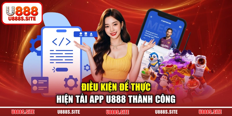 Điều kiện để thực hiện tải app U888 thành công